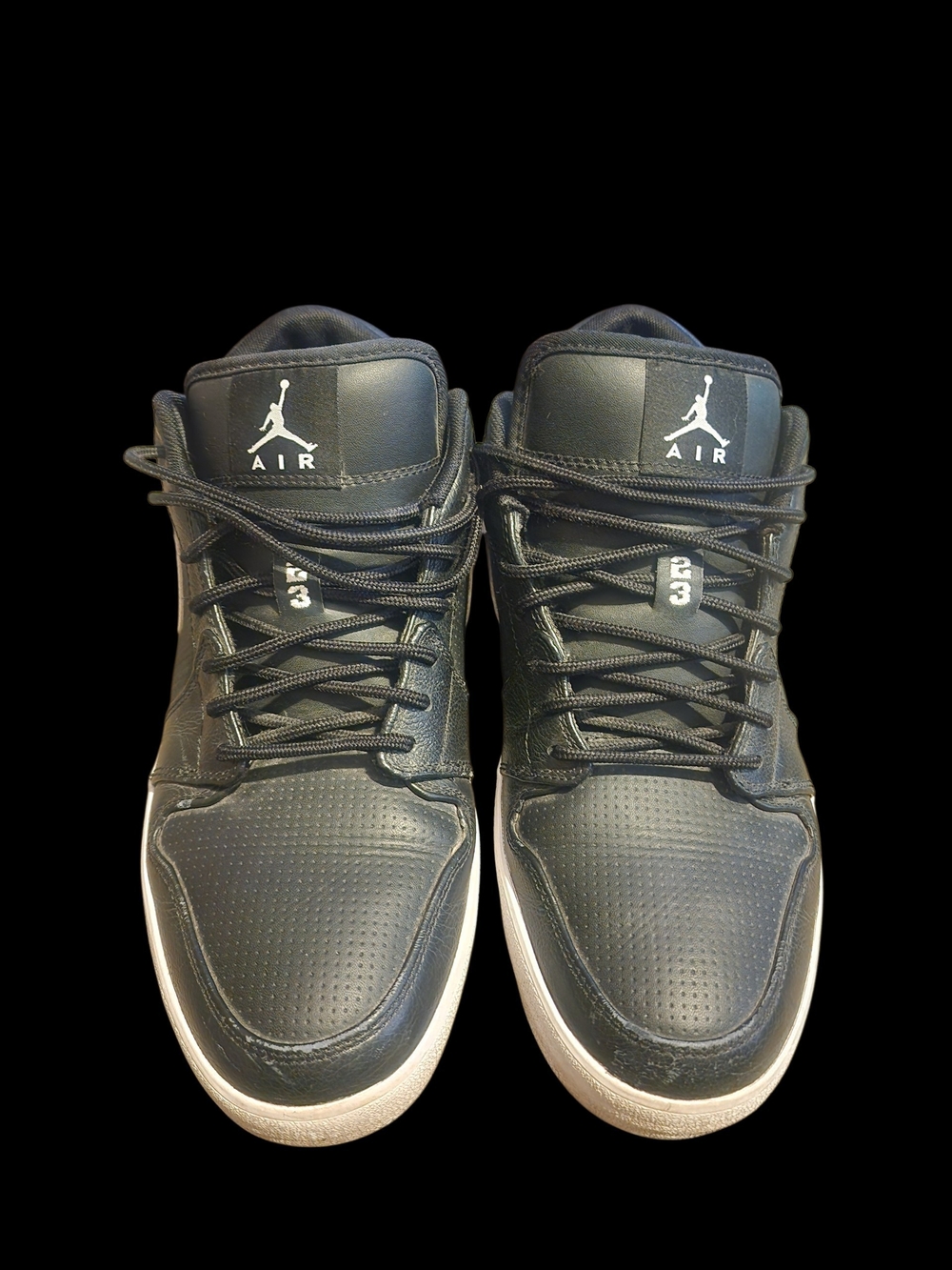 Nike Air Jordan 1 V.2 Men's Shoes Black White Sneakers 584794-010